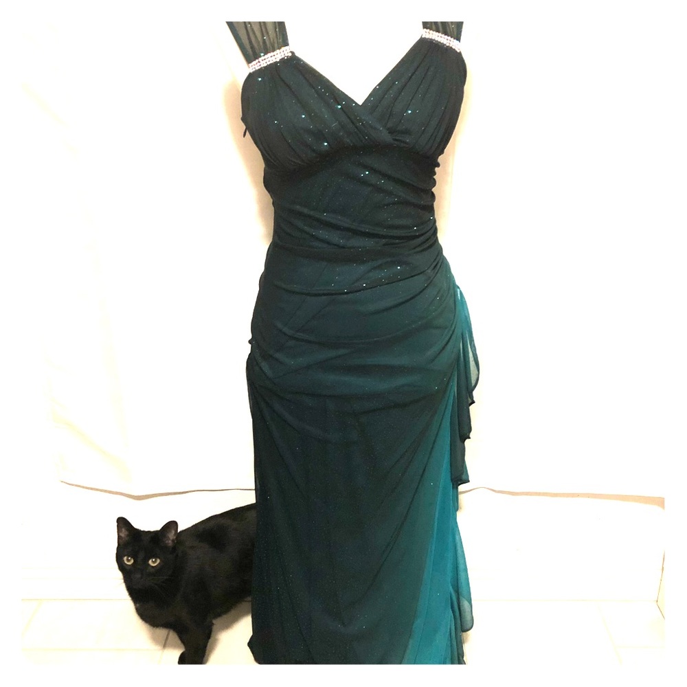 Formal Dress Green Ambre Size 8